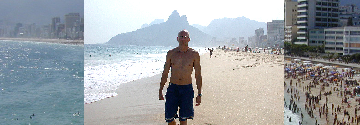 Lee Chapman in Rio de Janeiro Brazil